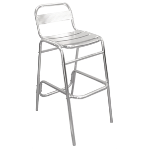 Silver Cocktail Bar Stool