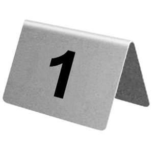 Hire Table Numbers